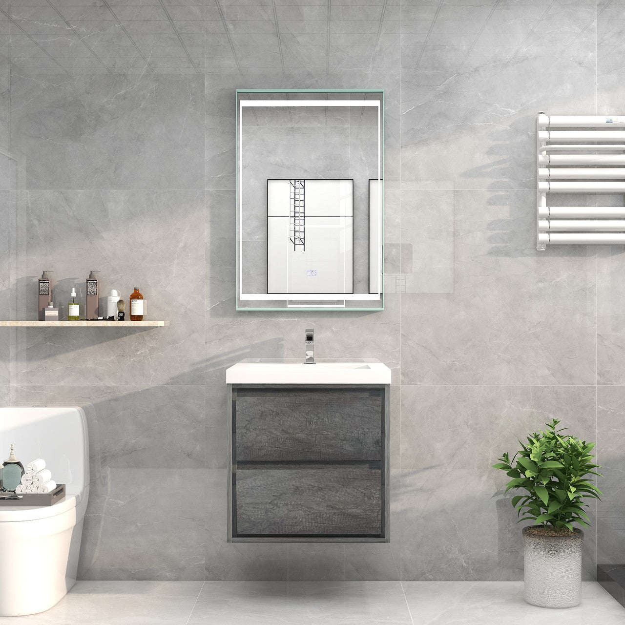 MOM8 24" Wall Mounted Modern Vanity