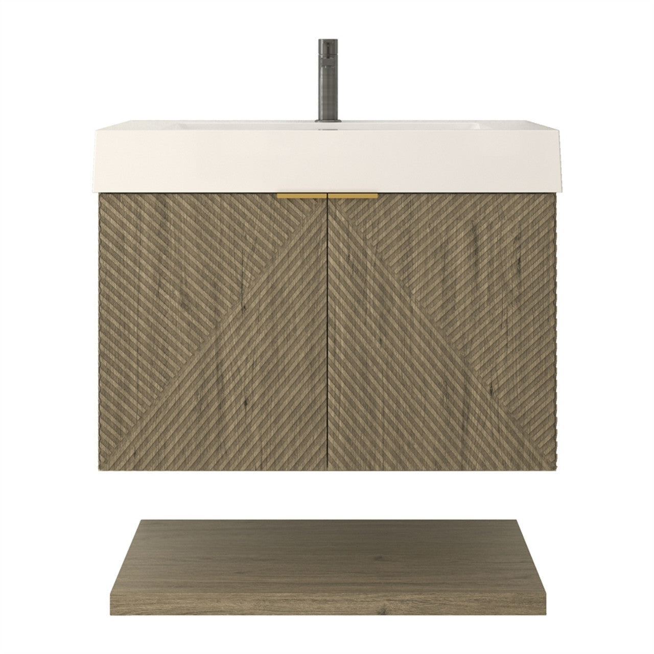 MT 30" Floating Modern Bathroom Vanity