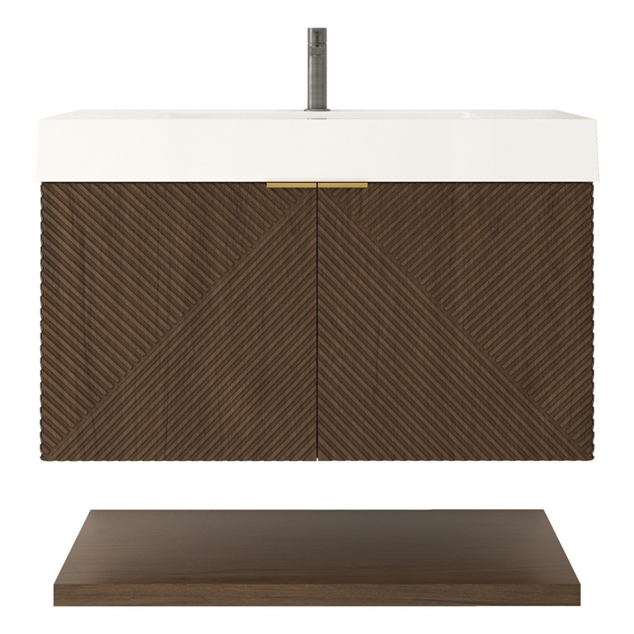 MT 36" Floating Modern Bathroom Vanity