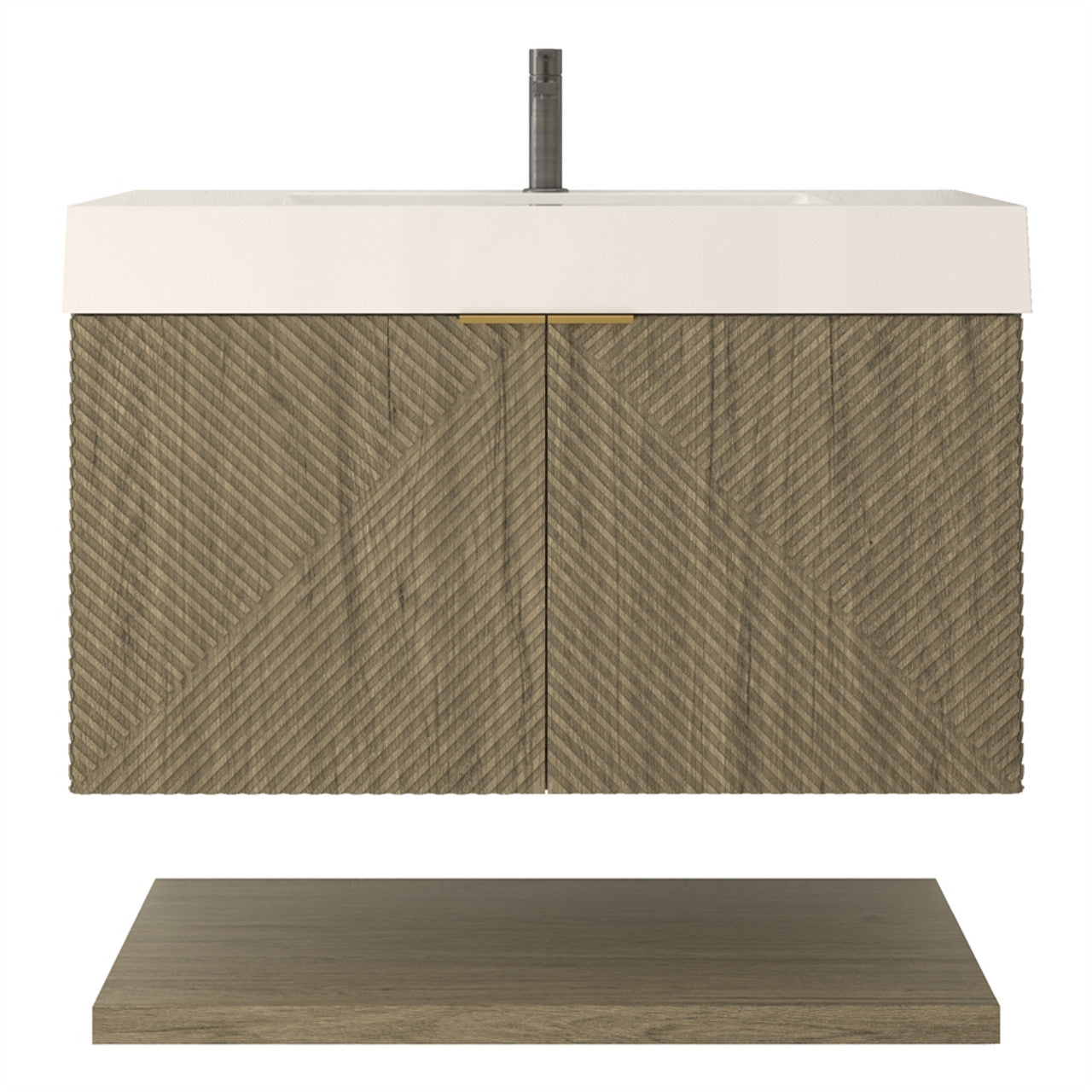 MT 36" Floating Modern Bathroom Vanity