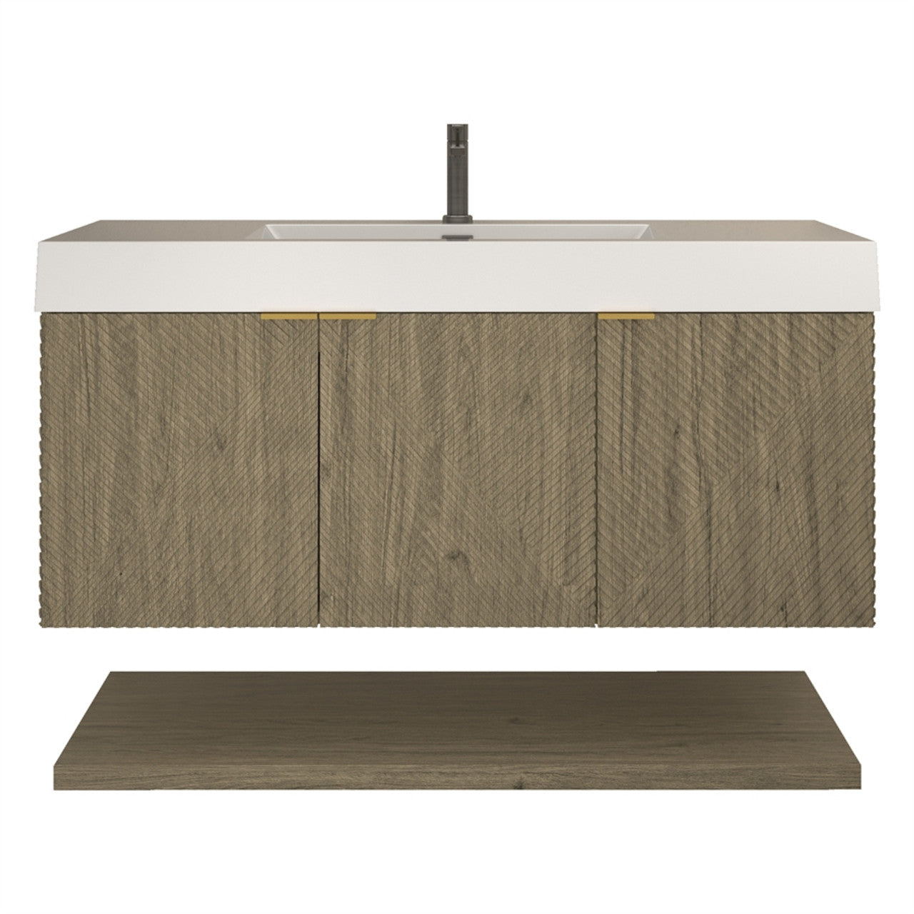 MT 48" Floating Modern Bathroom Vanity