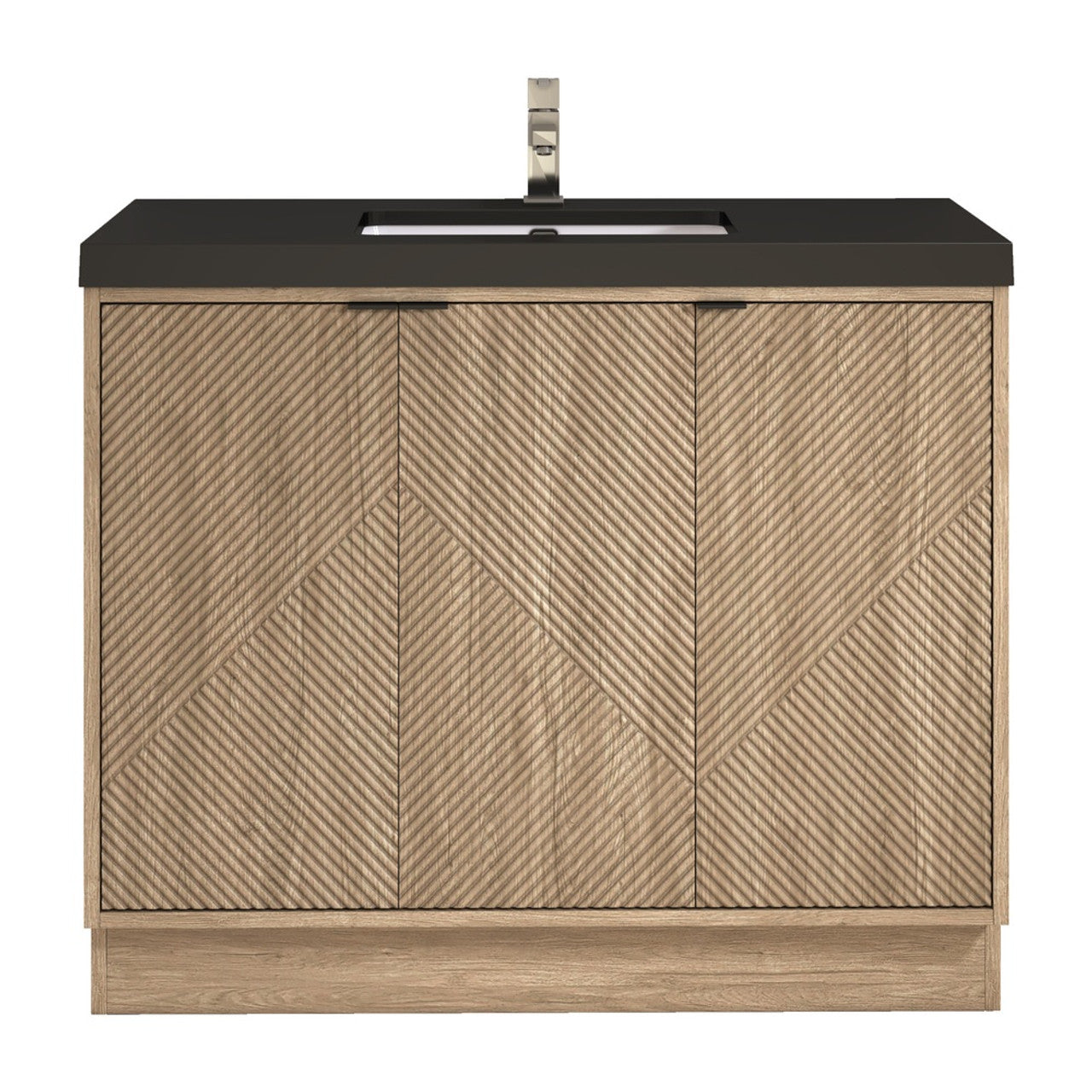 MT 42" Freestanding Modern Bathroom Vanity (Left Side)