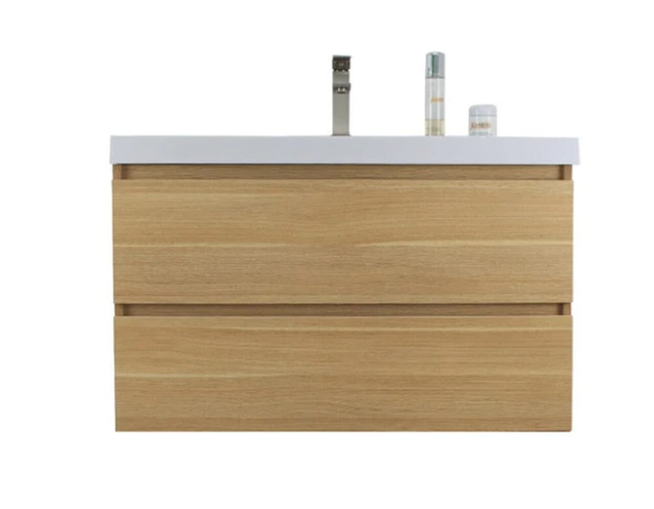 MOB 36" Wall Mounted Modern Bathroom Vanity with Reinforced Acrylic Sink