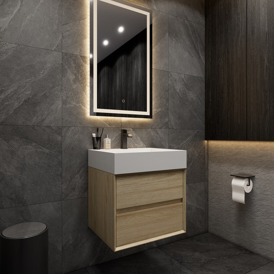 MAX 24" Modern Floating Bathroom Vanity