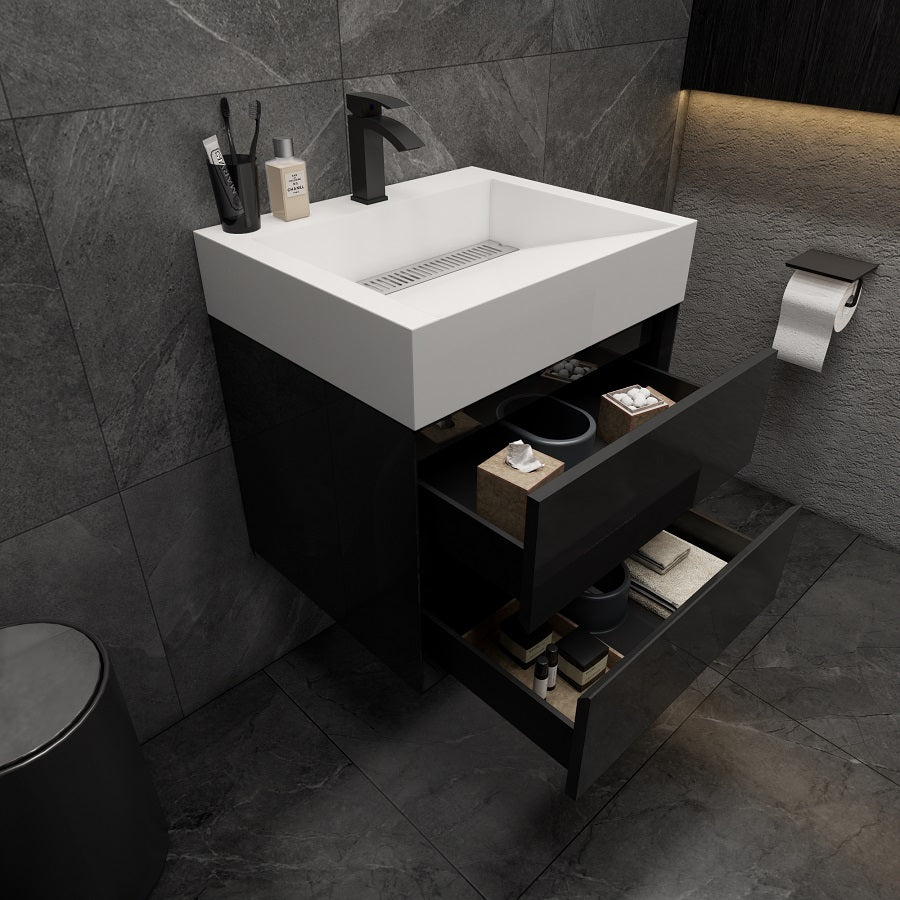 MAX 24" Modern Floating Bathroom Vanity