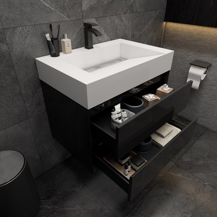 Max 30" Modern Floating Bathroom Vanity