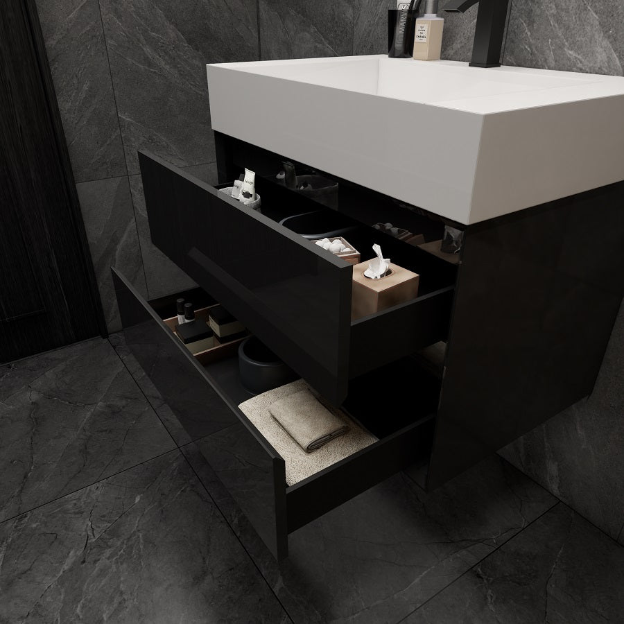 Max 30" Modern Floating Bathroom Vanity