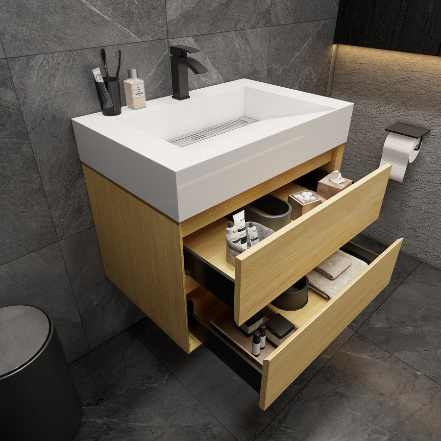 Max 30" Modern Floating Bathroom Vanity