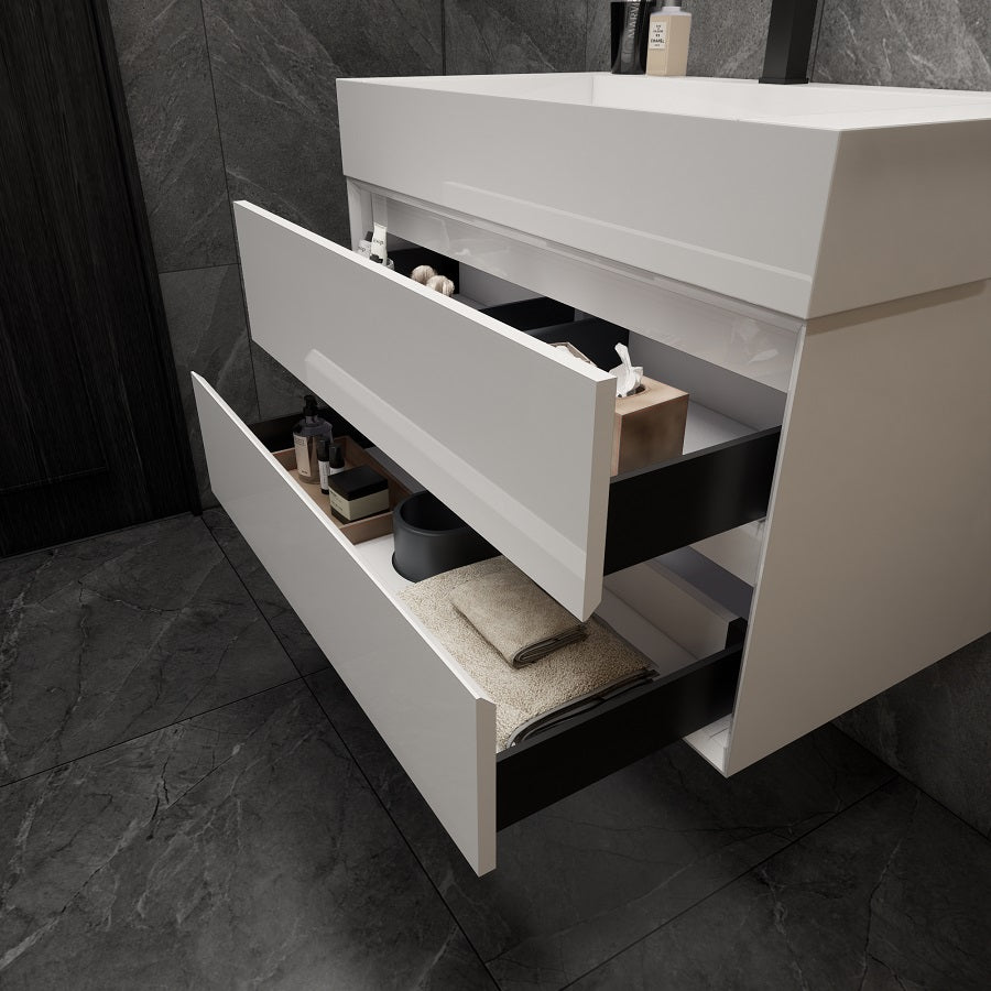 Max 36" Modern Floating Bathroom Vanity
