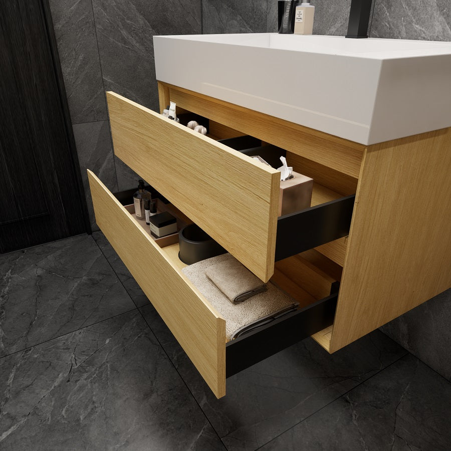 Max 36" Modern Floating Bathroom Vanity