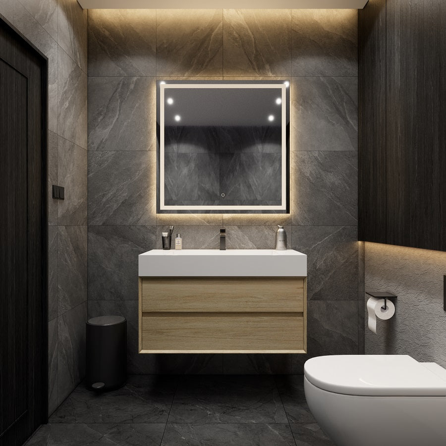 Max 42" Modern Floating Bathroom Vanity