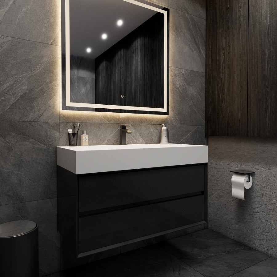Max 42" Modern Floating Bathroom Vanity