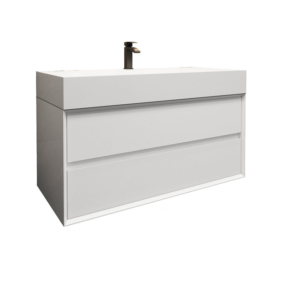 Max 42" Modern Floating Bathroom Vanity