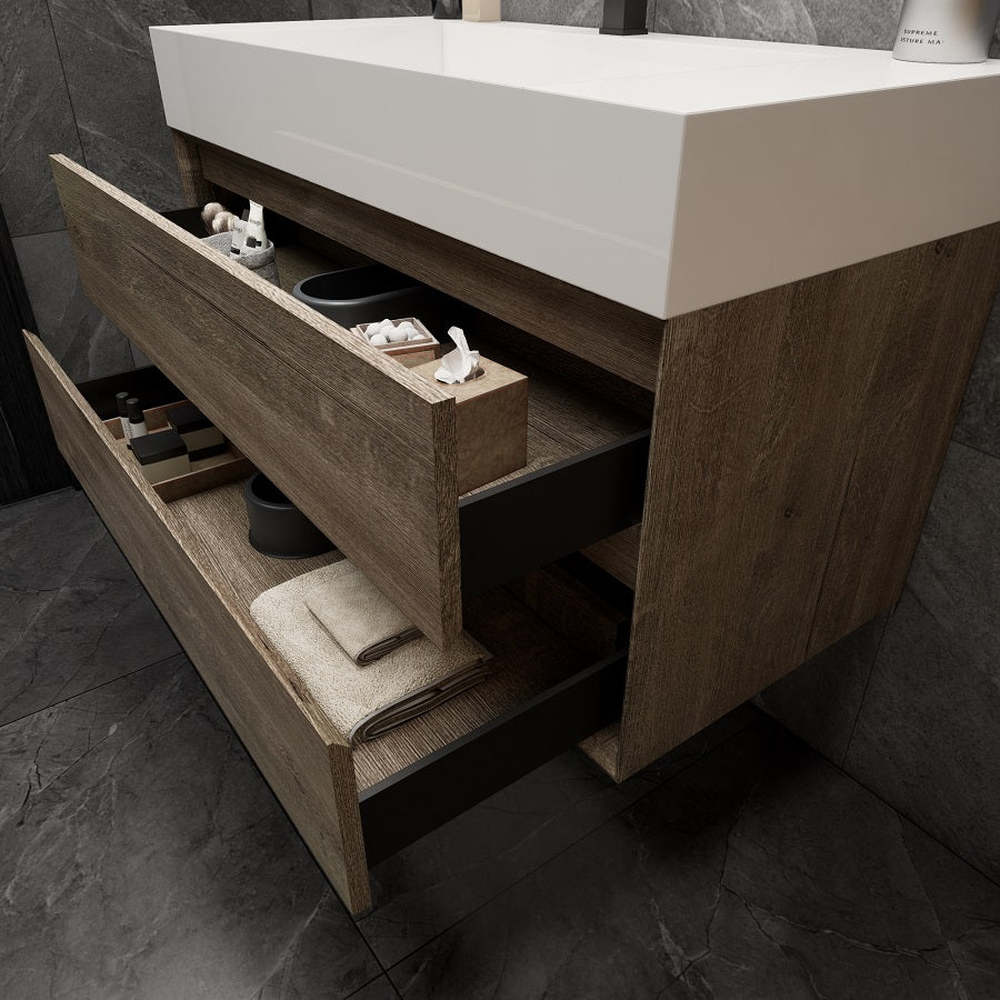 Max 42" Modern Floating Bathroom Vanity