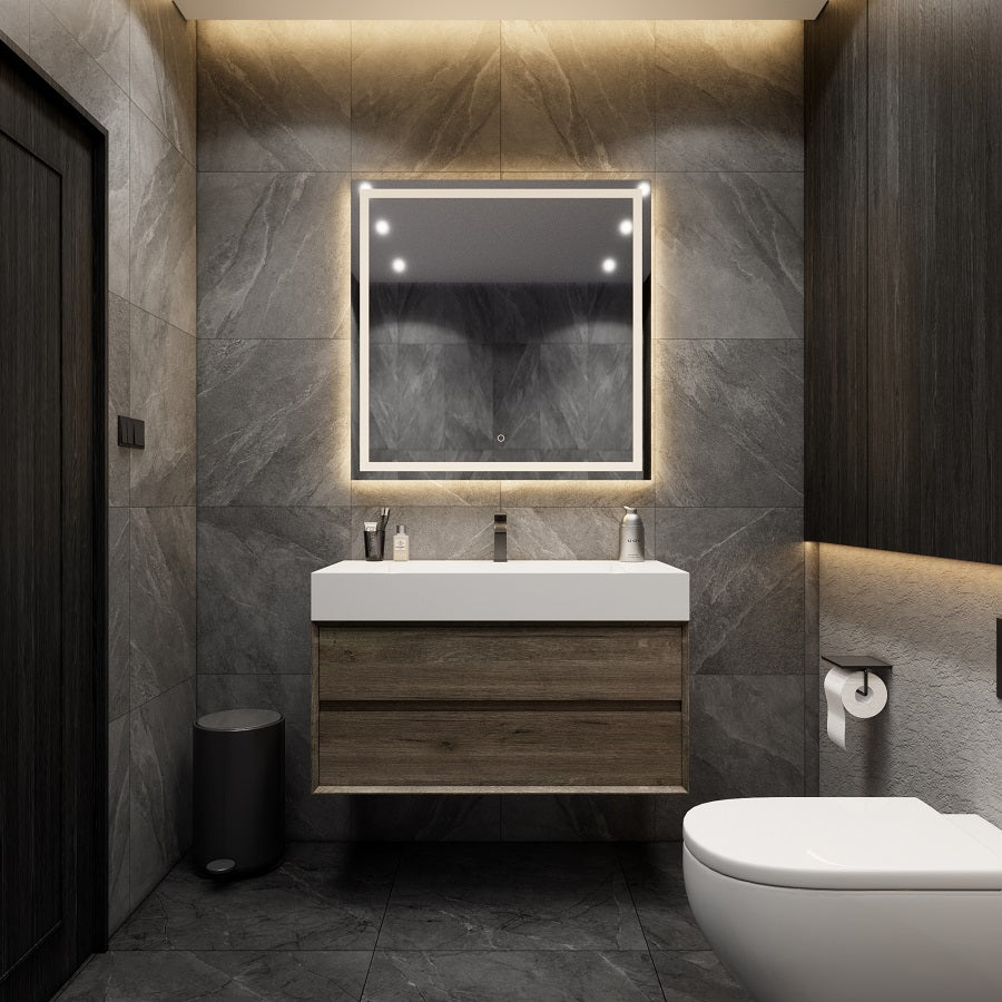 Max 42" Modern Floating Bathroom Vanity