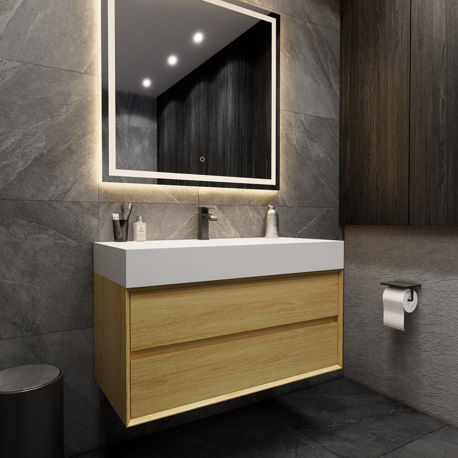 Max 42" Modern Floating Bathroom Vanity