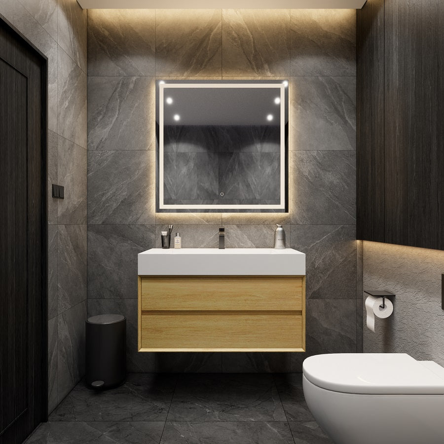 Max 42" Modern Floating Bathroom Vanity