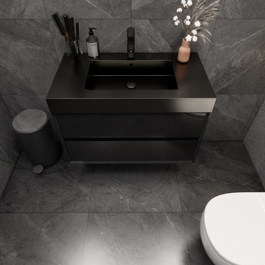 Max 36" Modern Floating Bathroom Vanity