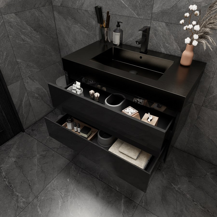 Max 36" Modern Floating Bathroom Vanity