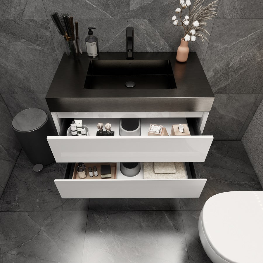 Max 36" Modern Floating Bathroom Vanity