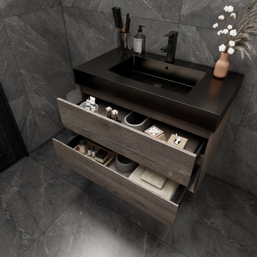 Max 36" Modern Floating Bathroom Vanity