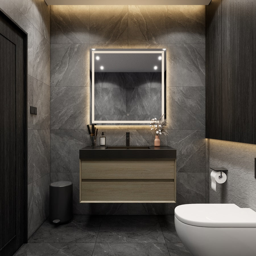 Max 42" Modern Floating Bathroom Vanity