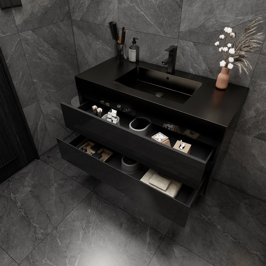 Max 42" Modern Floating Bathroom Vanity