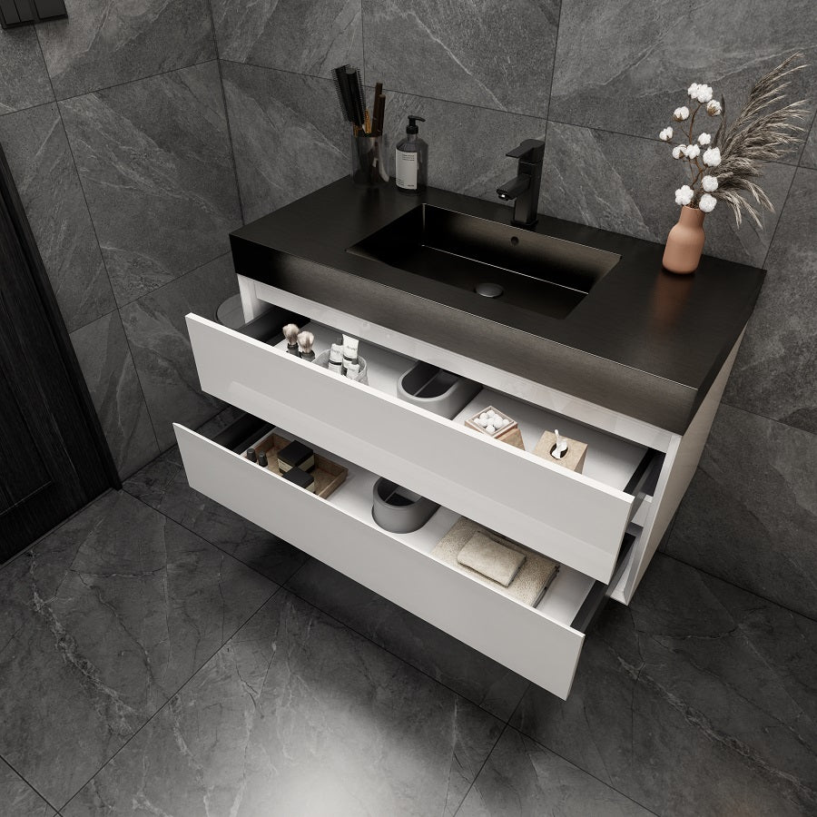 Max 42" Modern Floating Bathroom Vanity