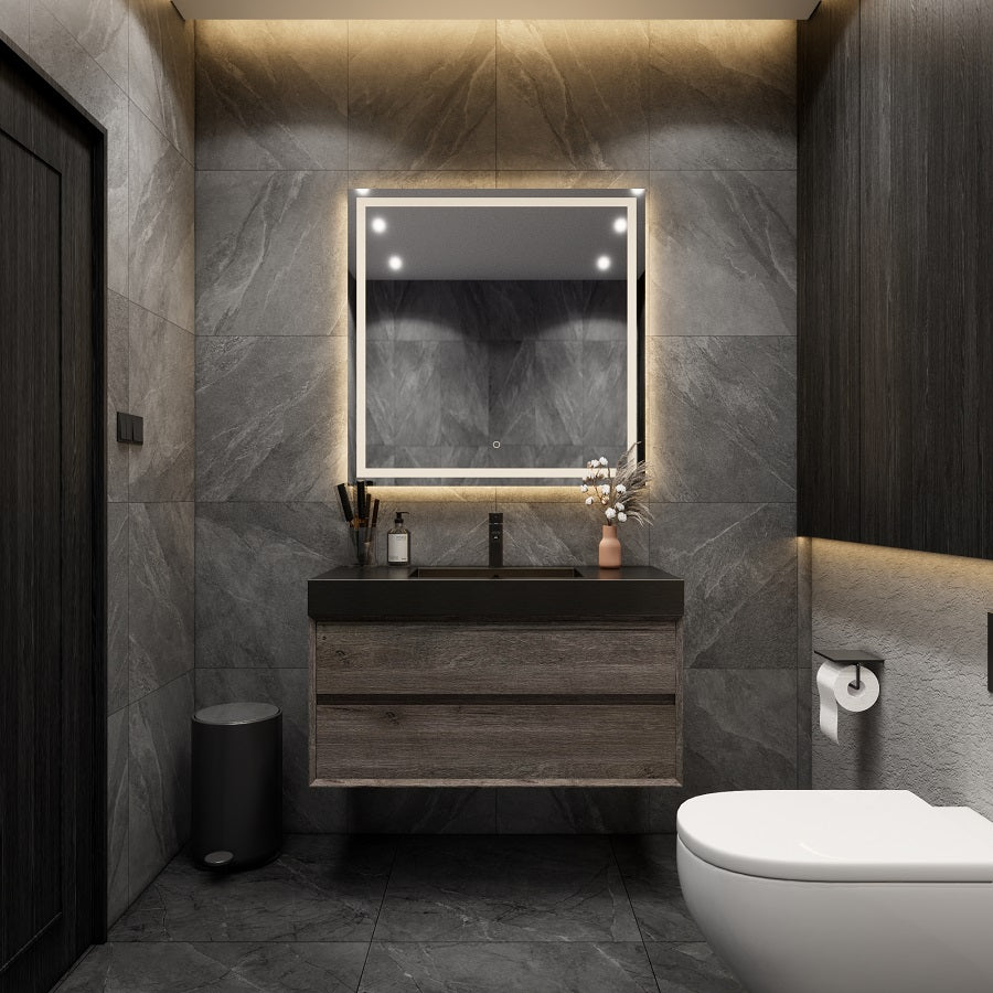 Max 42" Modern Floating Bathroom Vanity