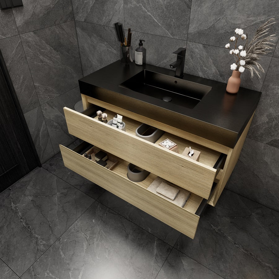Max 42" Modern Floating Bathroom Vanity