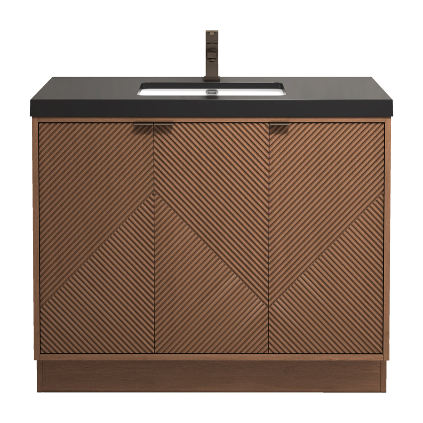 MT 42" Freestanding Modern Bathroom Vanity (Left Side)