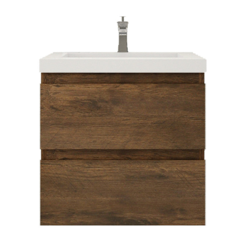 MOB 24" Wall Mounted Modern Bathroom Vanity with Reinforced Acrylic Sink