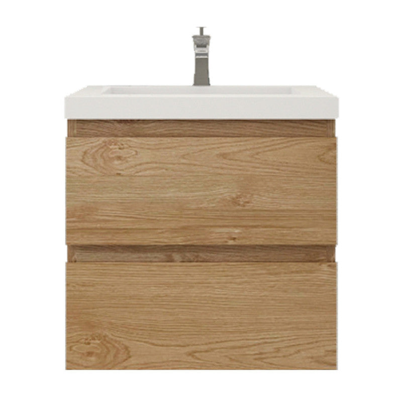 MOB 24" Wall Mounted Modern Bathroom Vanity with Reinforced Acrylic Sink