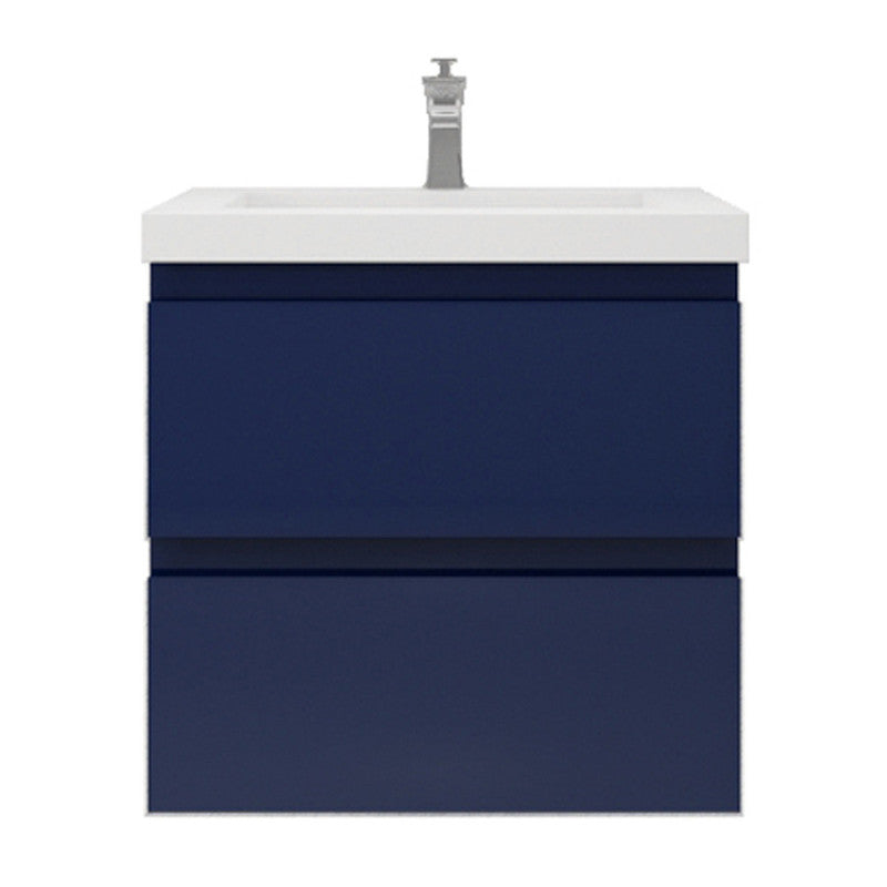 MOB 24" Wall Mounted Modern Bathroom Vanity with Reinforced Acrylic Sink