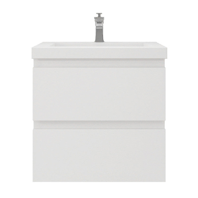 MOB 24" Wall Mounted Modern Bathroom Vanity with Reinforced Acrylic Sink