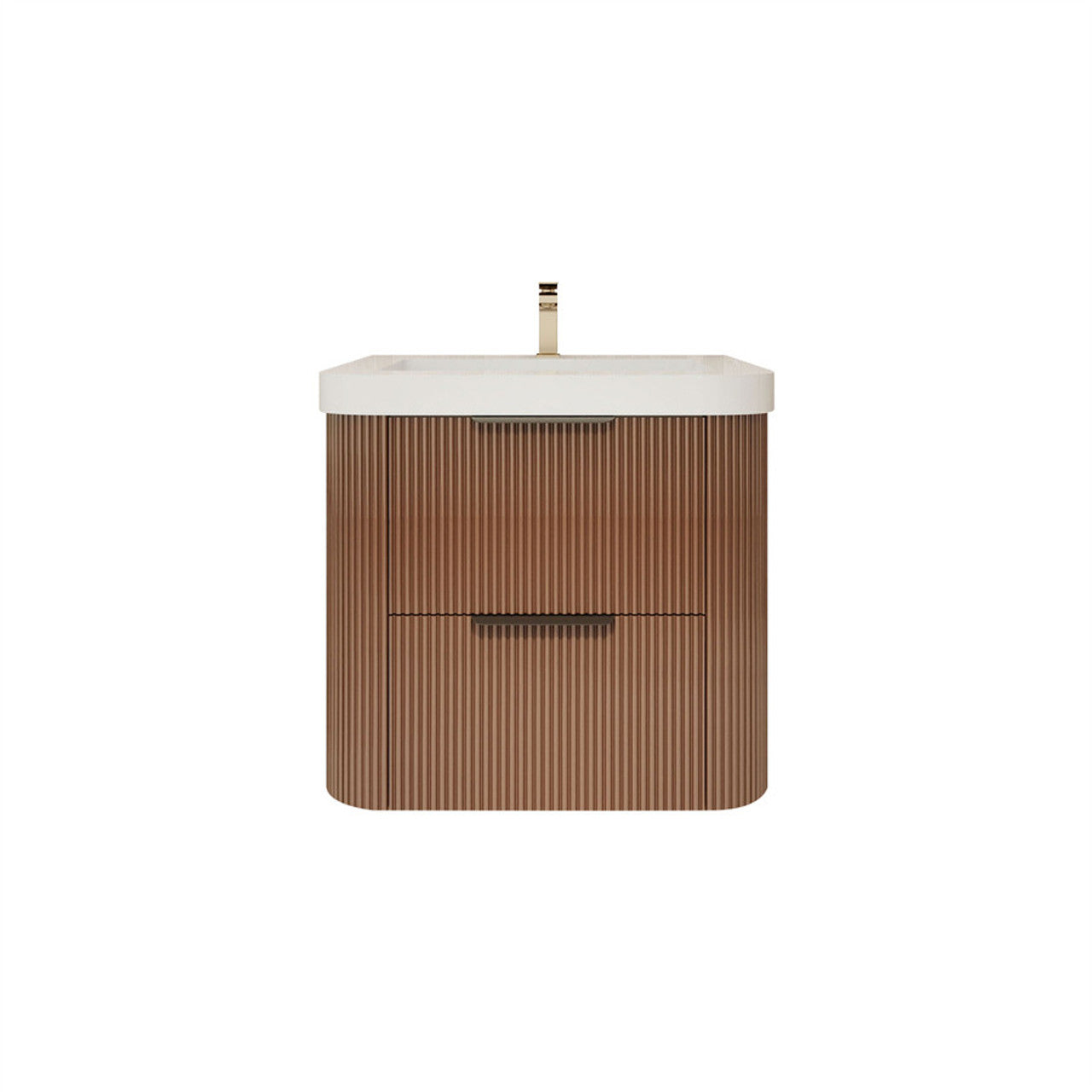 Celine 24" Fluted Floating Bathroom Vanity