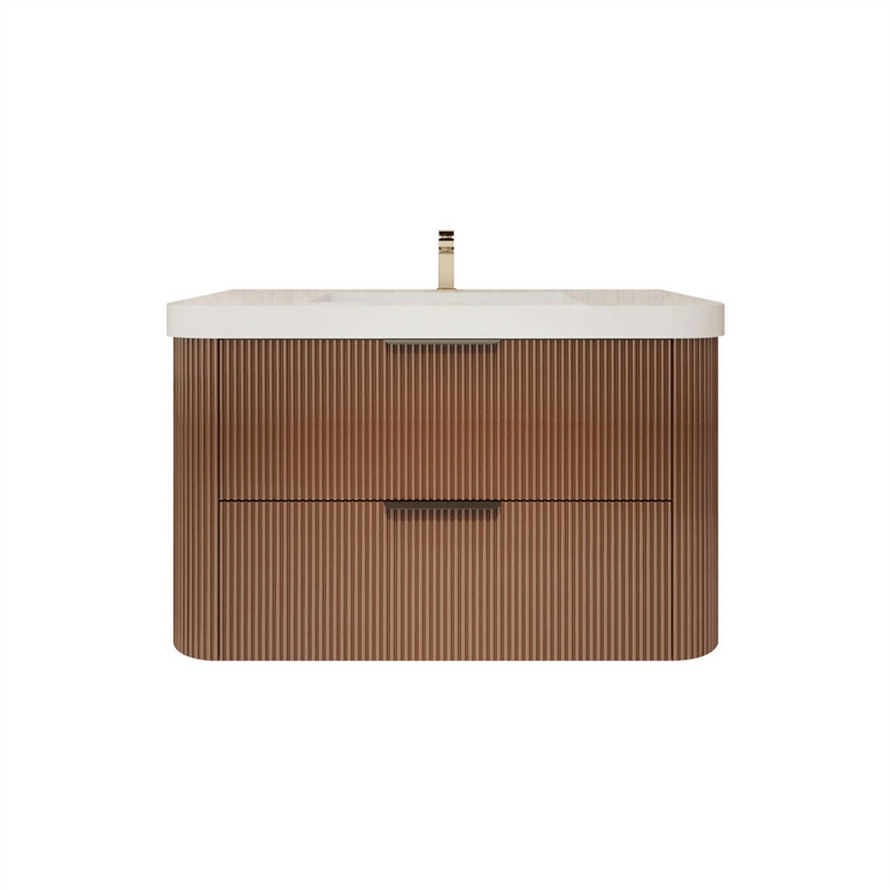 Celine 36" Fluted Floating Bathroom Vanity