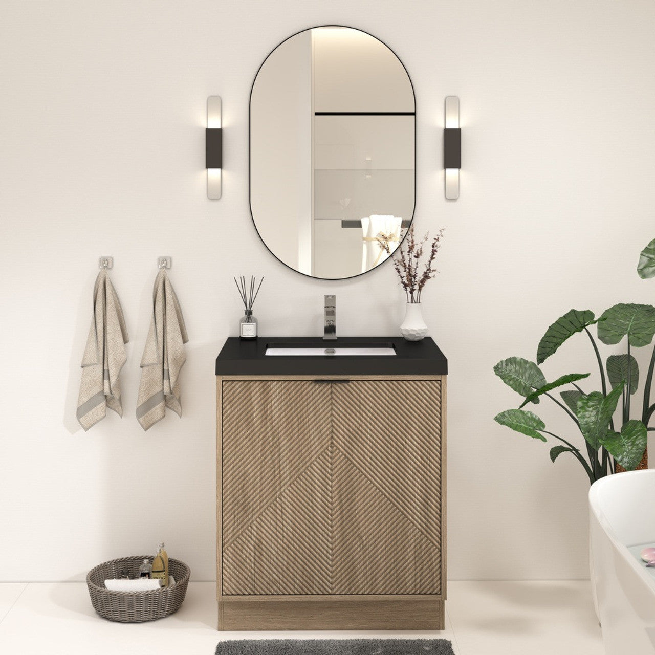 MT 30" Freestanding Modern Bathroom Vanity