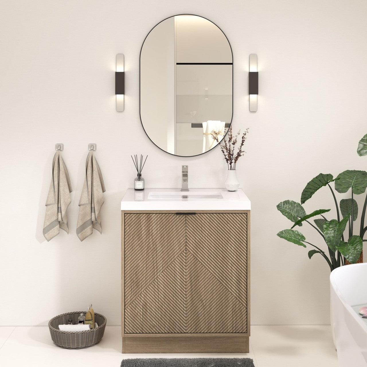 MT 30" Freestanding Modern Bathroom Vanity