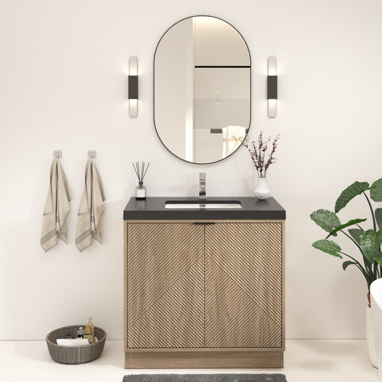 MT 36" Freestanding Modern Bathroom Vanity