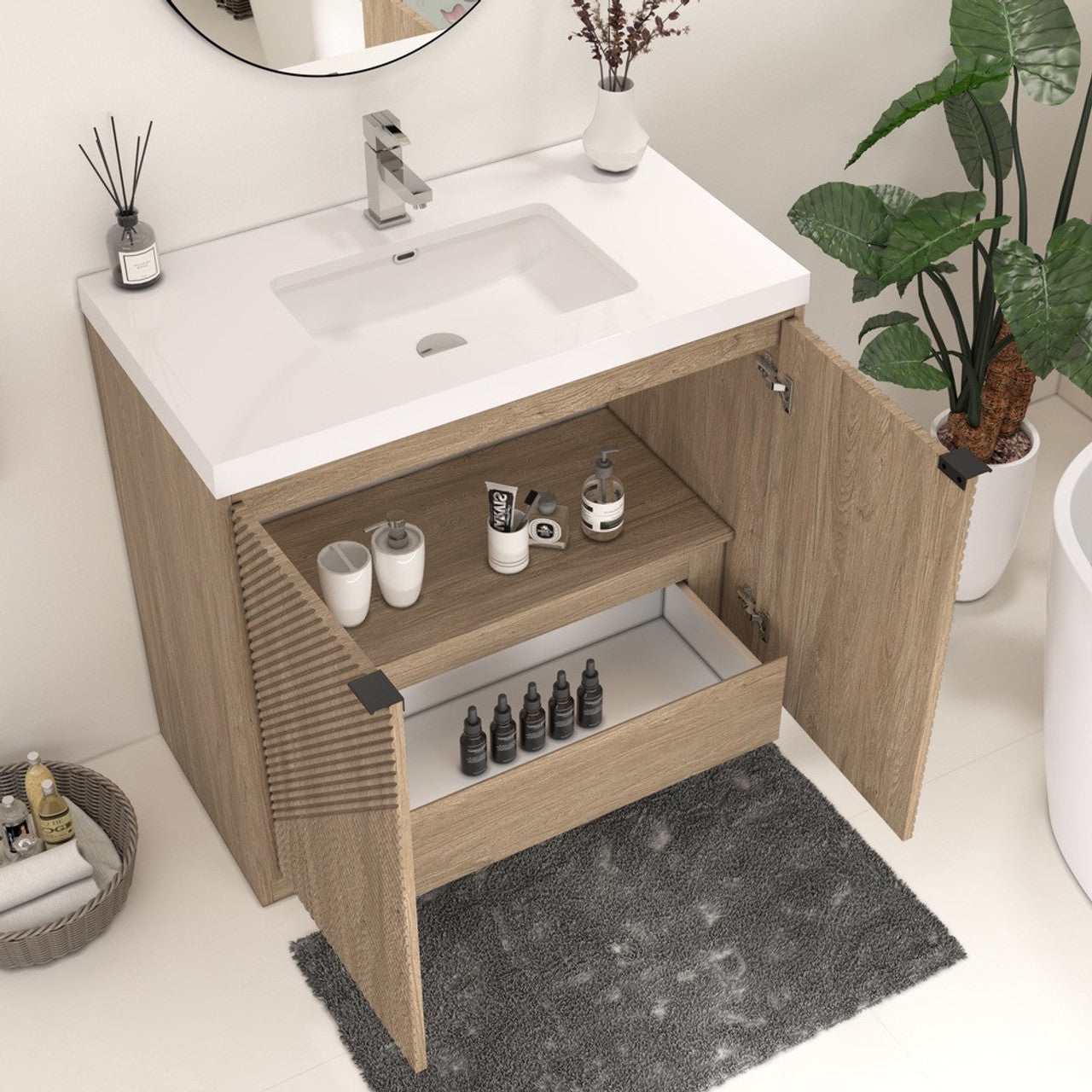 MT 36" Freestanding Modern Bathroom Vanity