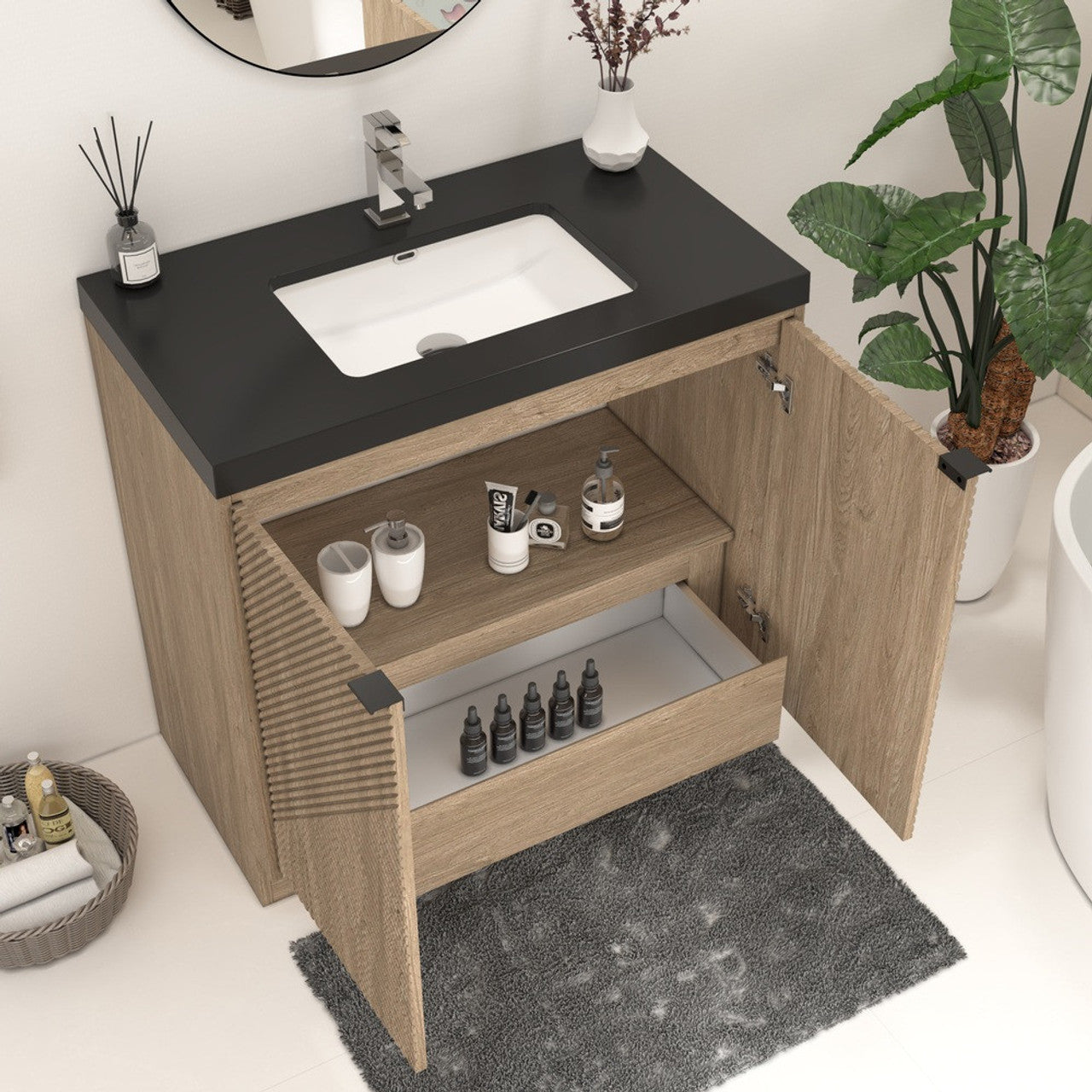 MT 36" Freestanding Modern Bathroom Vanity