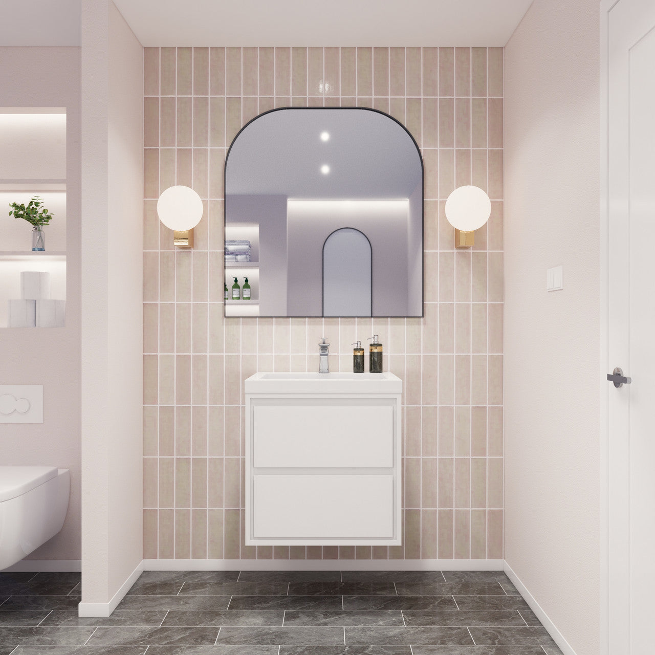 MOM8 24" Wall Mounted Modern Vanity