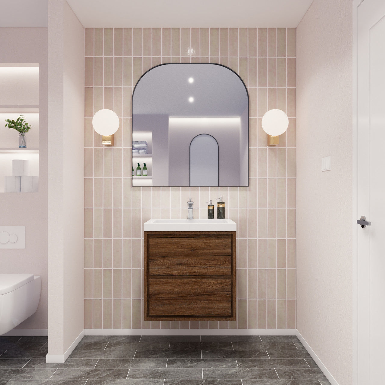 MOM8 24" Wall Mounted Modern Vanity