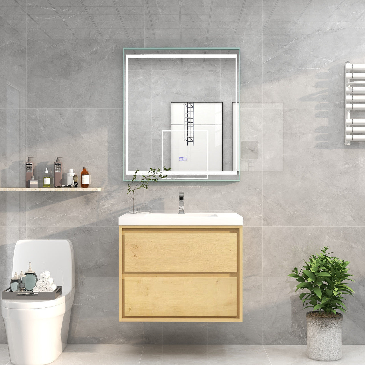 MOM8 30" Wall Mounted Modern Vanity
