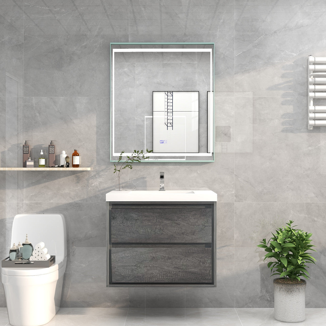MOM8 30" Wall Mounted Modern Vanity