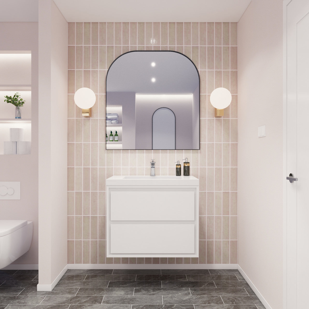 MOM8 30" Wall Mounted Modern Vanity