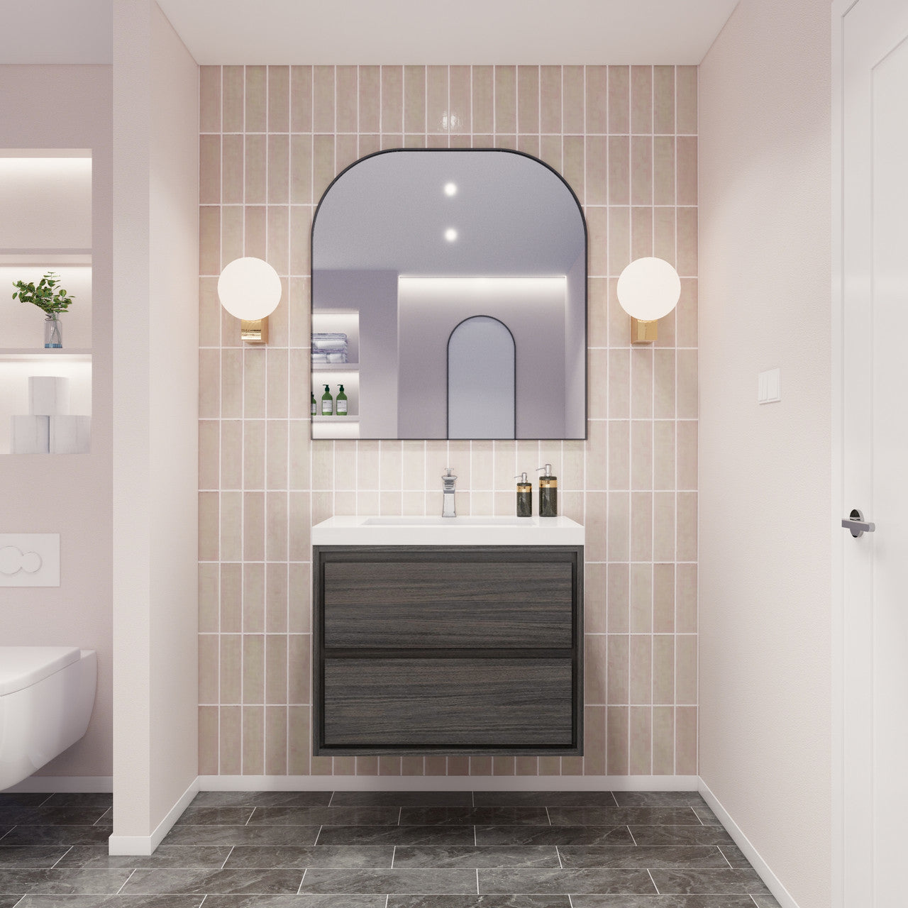 MOM8 30" Wall Mounted Modern Vanity