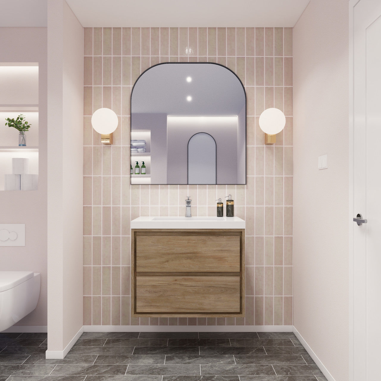 MOM8 30" Wall Mounted Modern Vanity