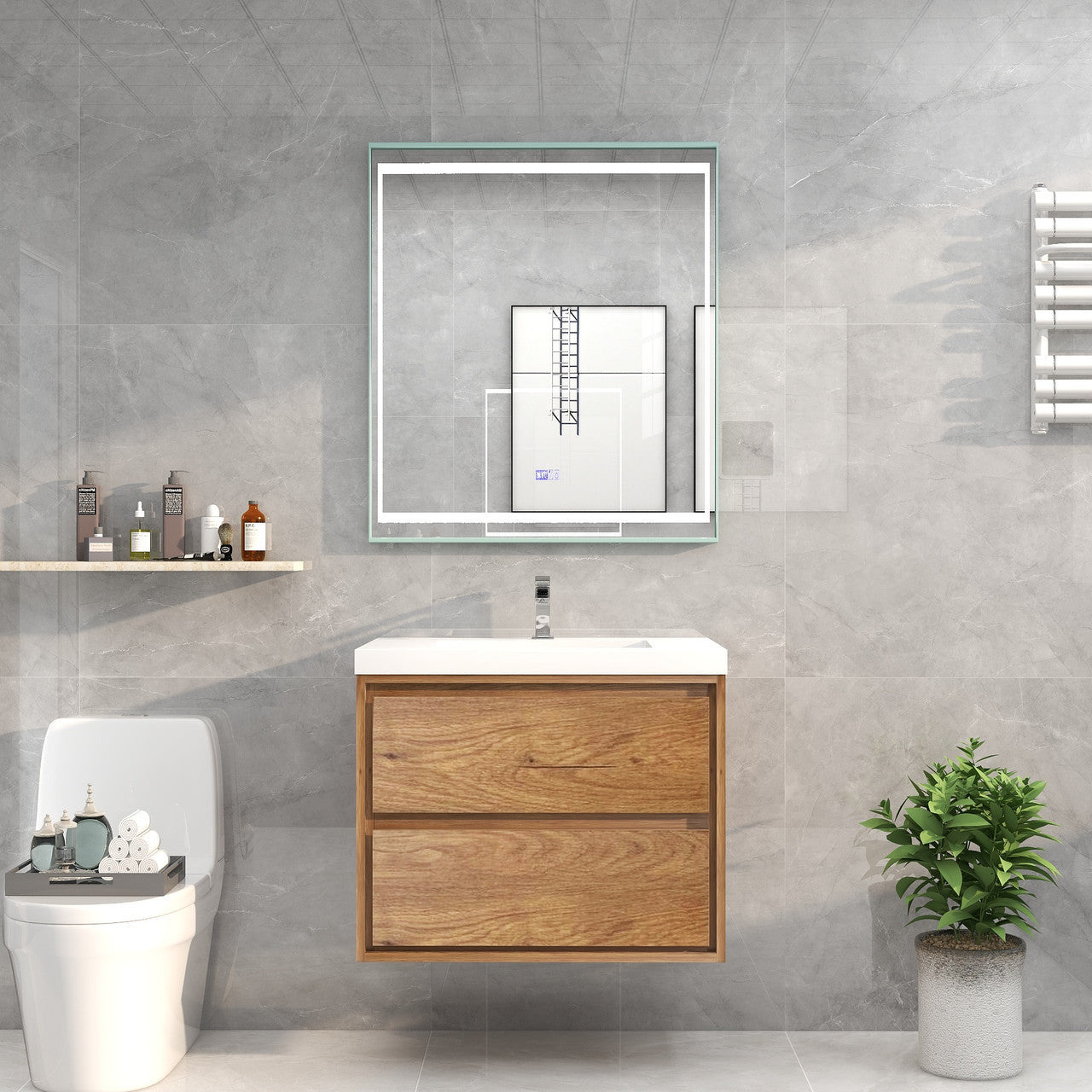 MOM8 30" Wall Mounted Modern Vanity